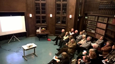 Sylk Schneider Vortrag in der Bibliothek des Warburghauses 